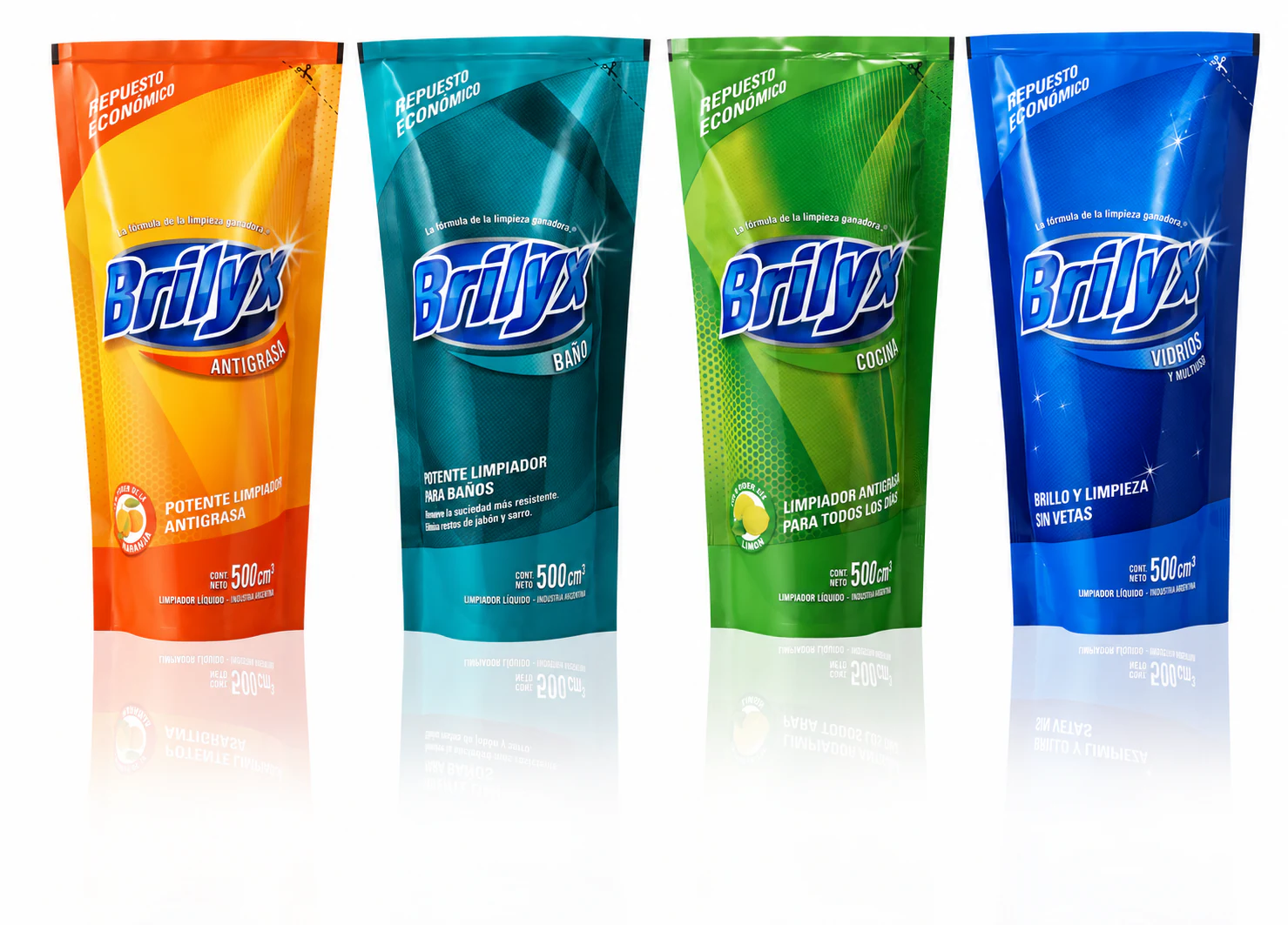 Brilyx — Repuestos económicos: antigrasa, baño, cocina y vidrios